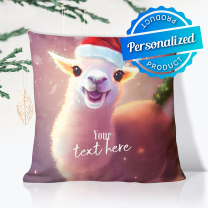 Personalized Christmas Pillow - Lama | Seepu 