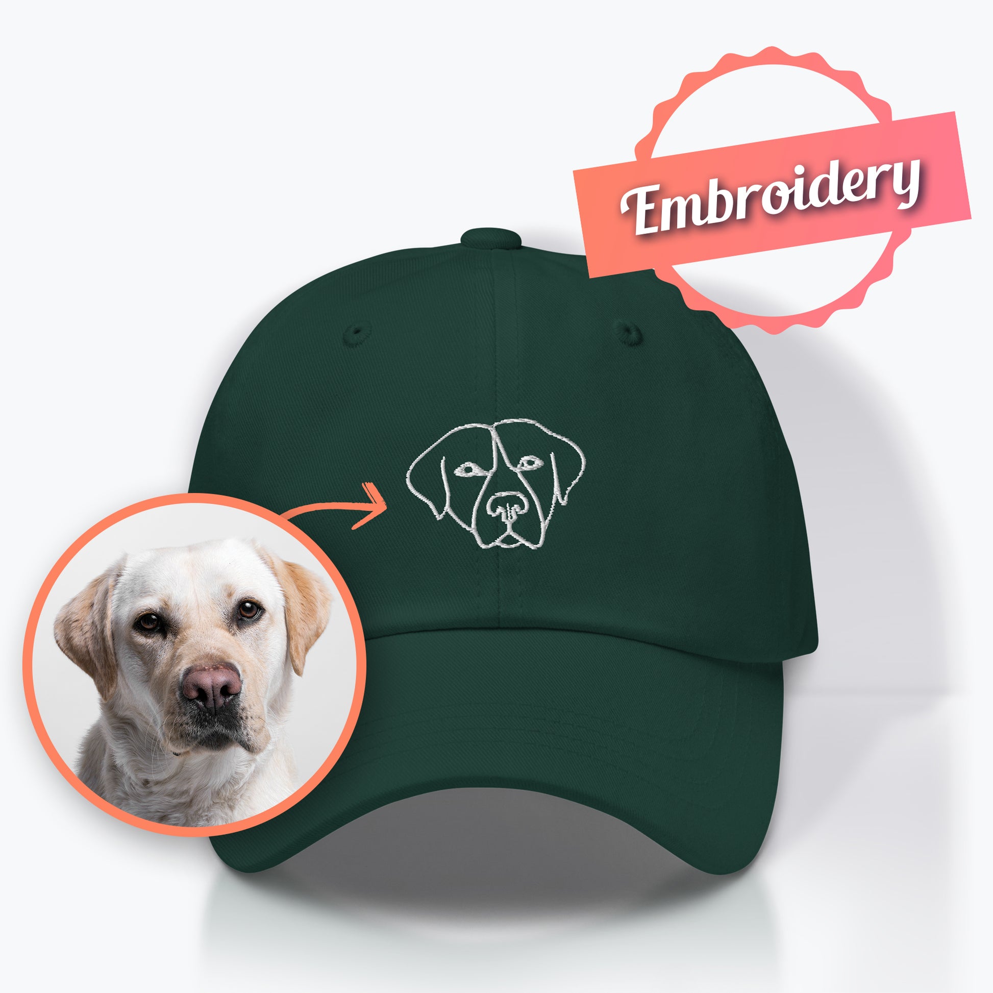 Personalized Pet Embroidery Cap | Seepu