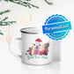 Personalized Christmas Enamel Mug - Llama | Seepu 