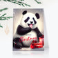 Christmas Painting On Canvas - Panda | Seepu