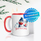 Personalized Christmas Ceramic Mug - Penguin | Seepu 