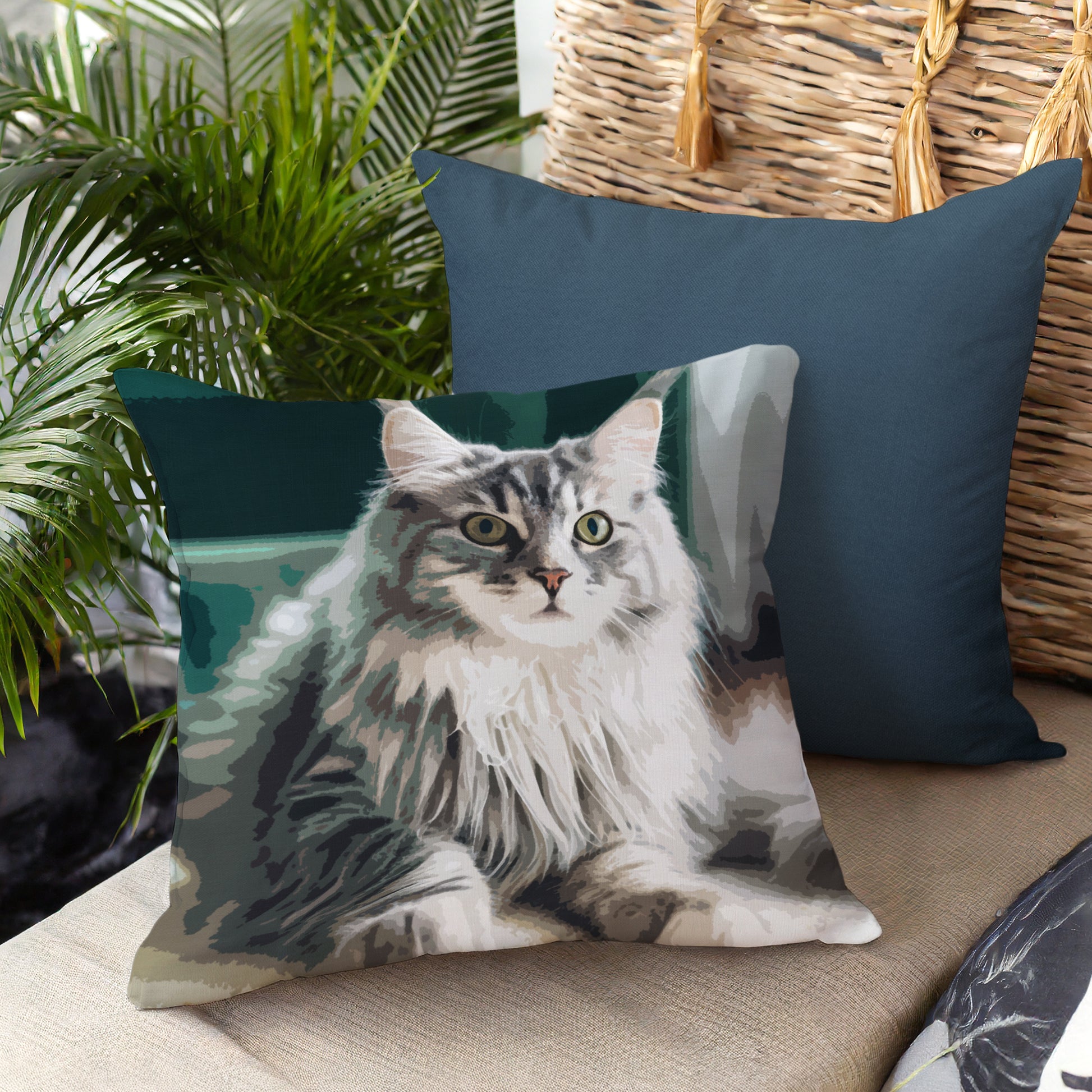 Personalized Pet Photo Pillow Case | Seepu | front image