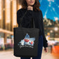 Personalized Christmas Eco Tote Bag - Penguin | Seepu | front