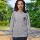 Personalized Line Drawing Unisex Organic Sweatshirt | Seepu | front