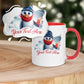 Personalized Christmas Ceramic Mug - Penguin | Seepu | custom