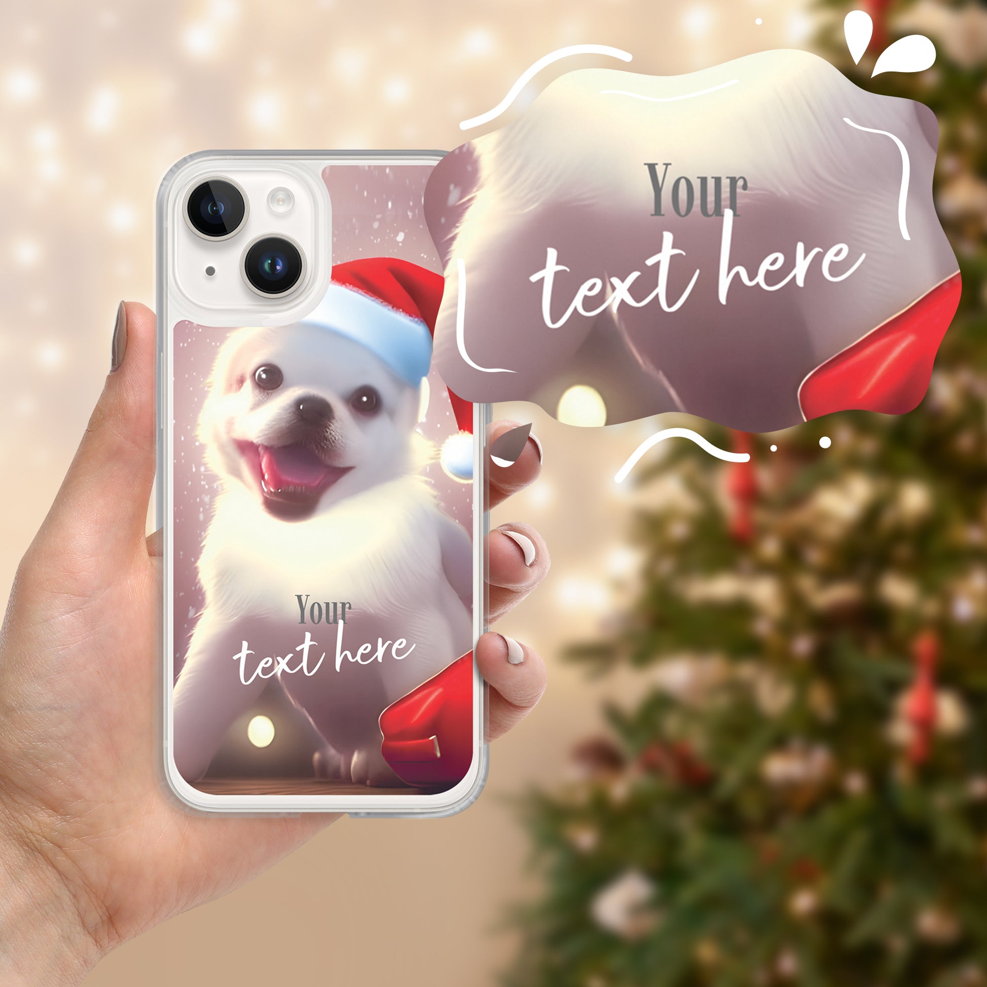 Personalized Christmas iPhone Case - Dog | Seepu \z custom