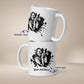 Personalized Line Drawing Glossy Mug | Seepu | with and without text