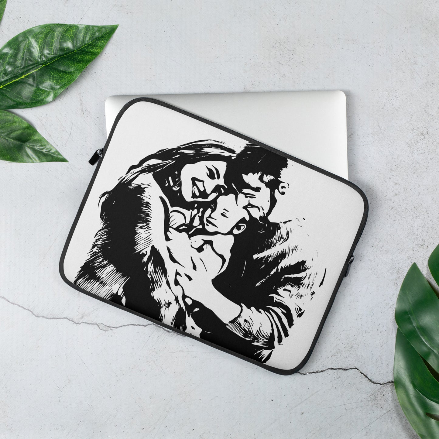 Personalized Line Laptop Sleeve | Seepu | front