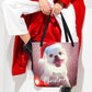 Christmas All-Over Print Large Tote Bag - Dog | Seepu | xmas