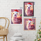 Christmas Framed Poster - Lama | Christmas Decorations | Seepu