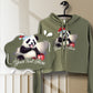 Personalized Christmas Women's Cropped Hoodie - Panda | Seepu | custom