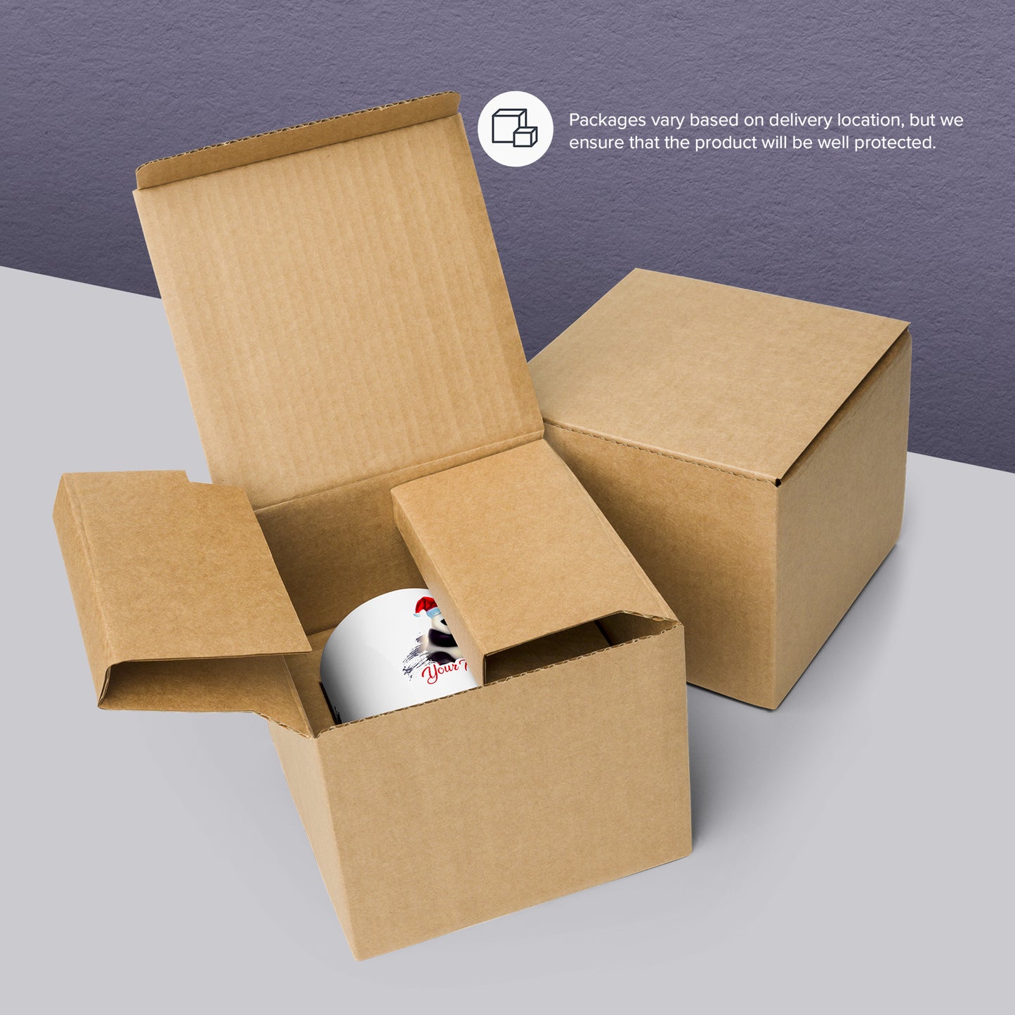 Personalized Christmas Ceramic Mug - Panda | Seepu | package