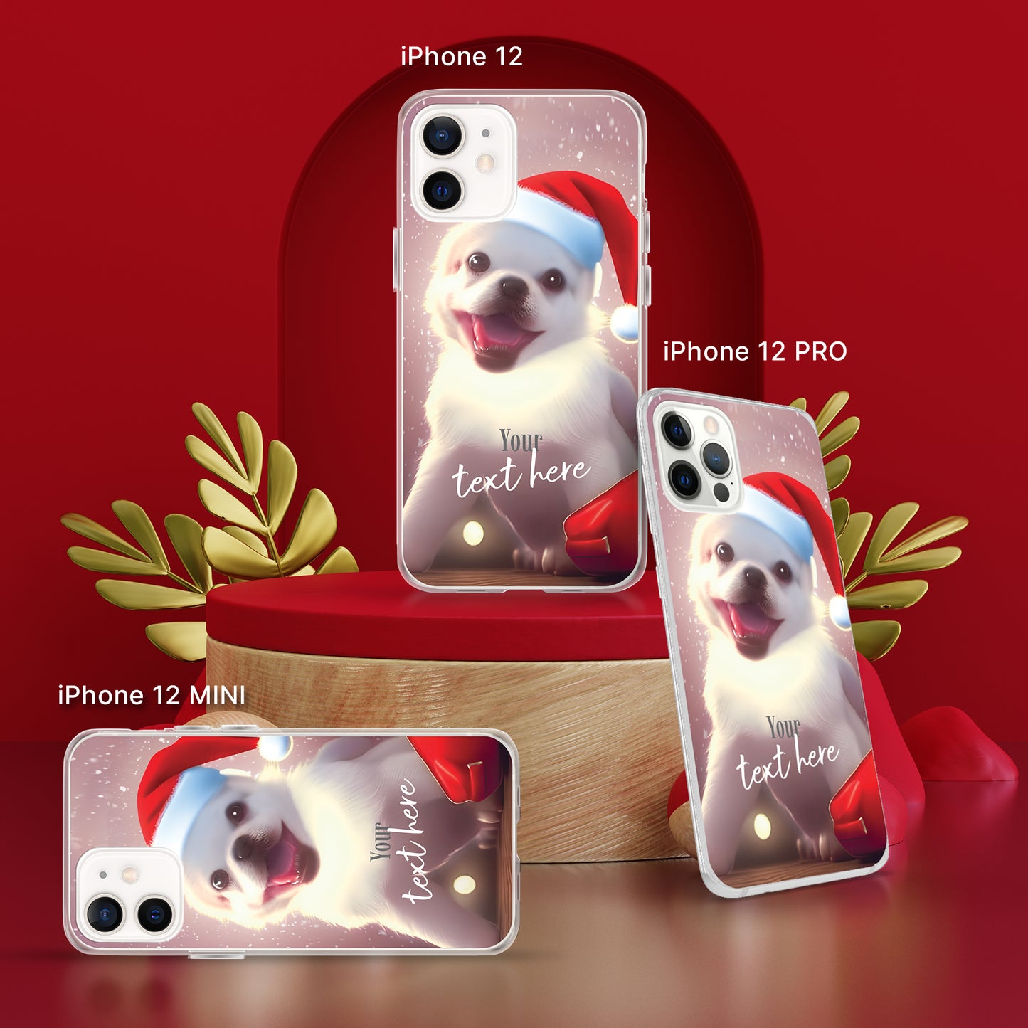 Personalized Christmas iPhone Case - Dog | Seepu | 12 mini, 12, 12 pro