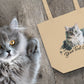Personalized Pet Photo Eco Tote Bag | Seepu | cat image