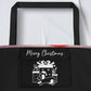 Christmas All-Over Print Large Tote Bag - Dog | Seepu | pocket