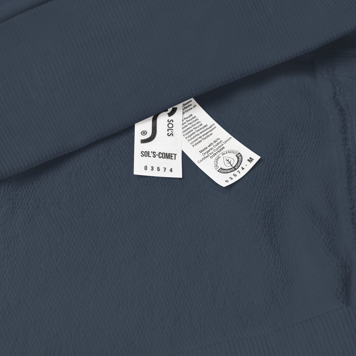  Personalized Line Drawing Unisex Organic Sweatshirt | Seepu | label