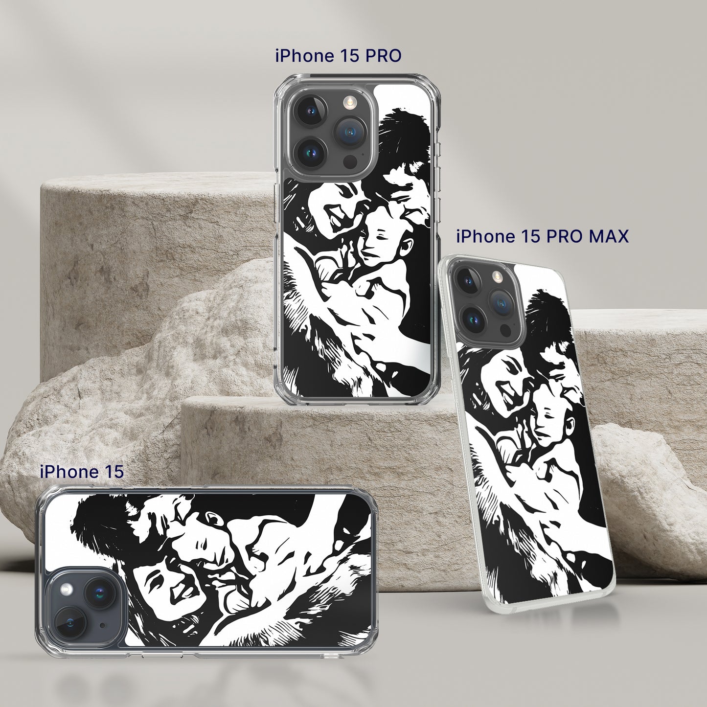 Personalized Line Drawing Case for iPhone | Seepu | 15 pro, 15 pro max, 15