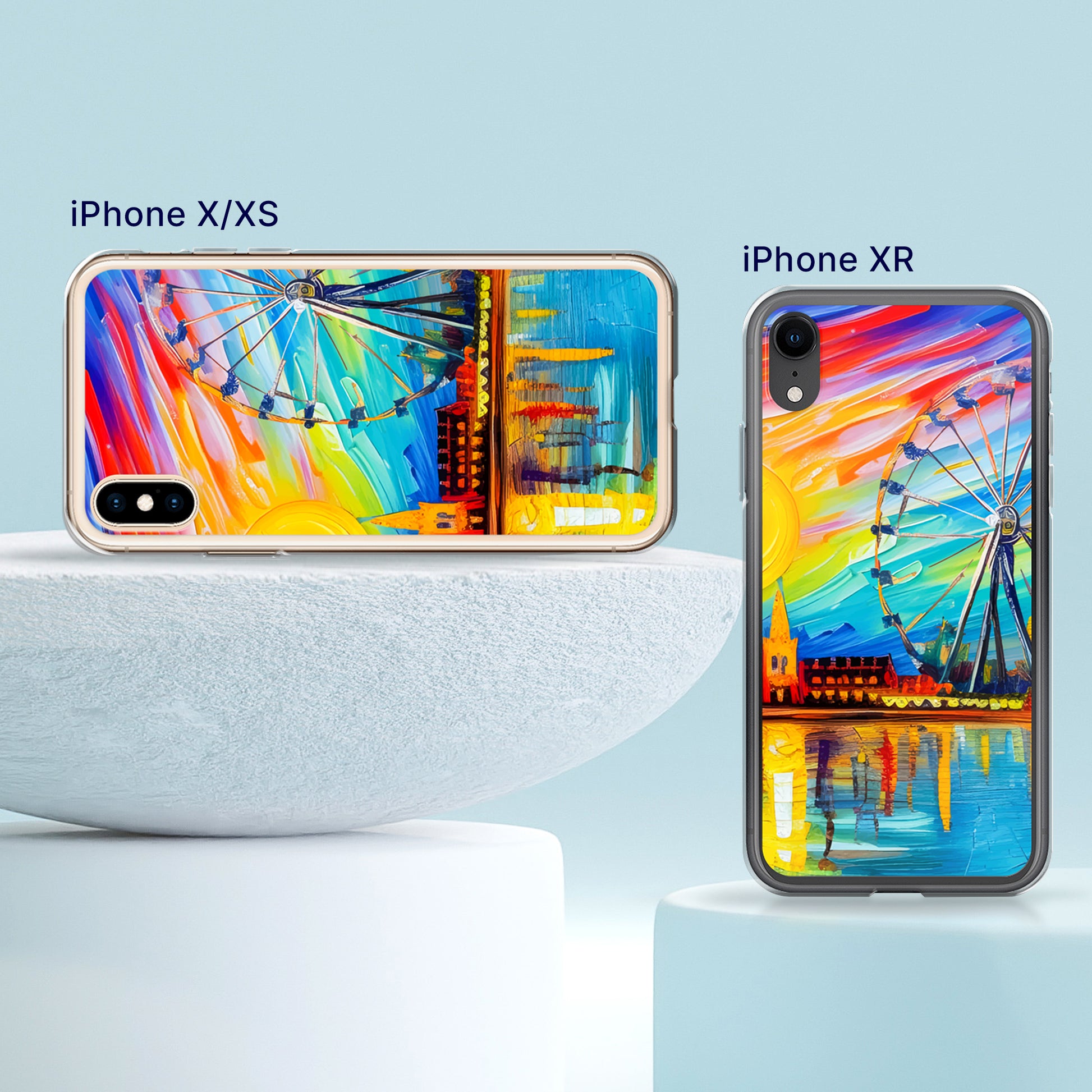 Fashionable iPhone Case with cityscape painting - Wien | Seepu | X/XS, XR