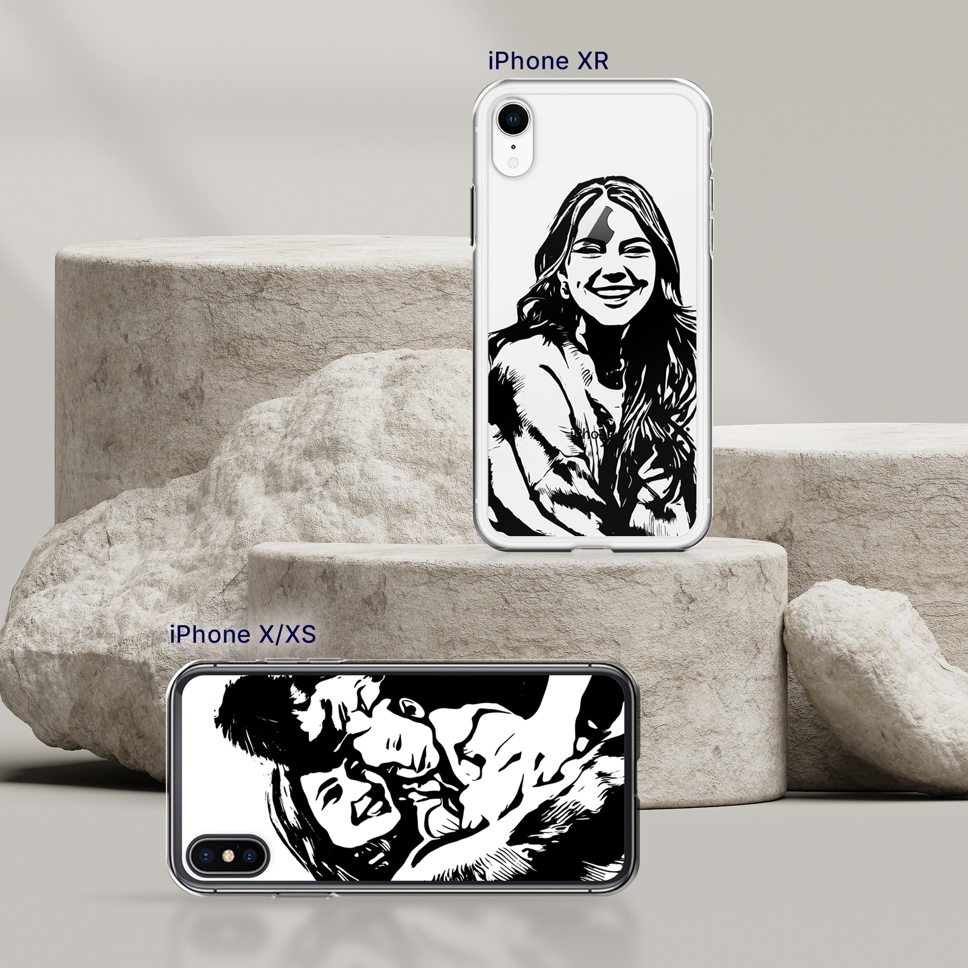 Personalized Line Drawing Case for iPhone | Seepu | xr, x.xs