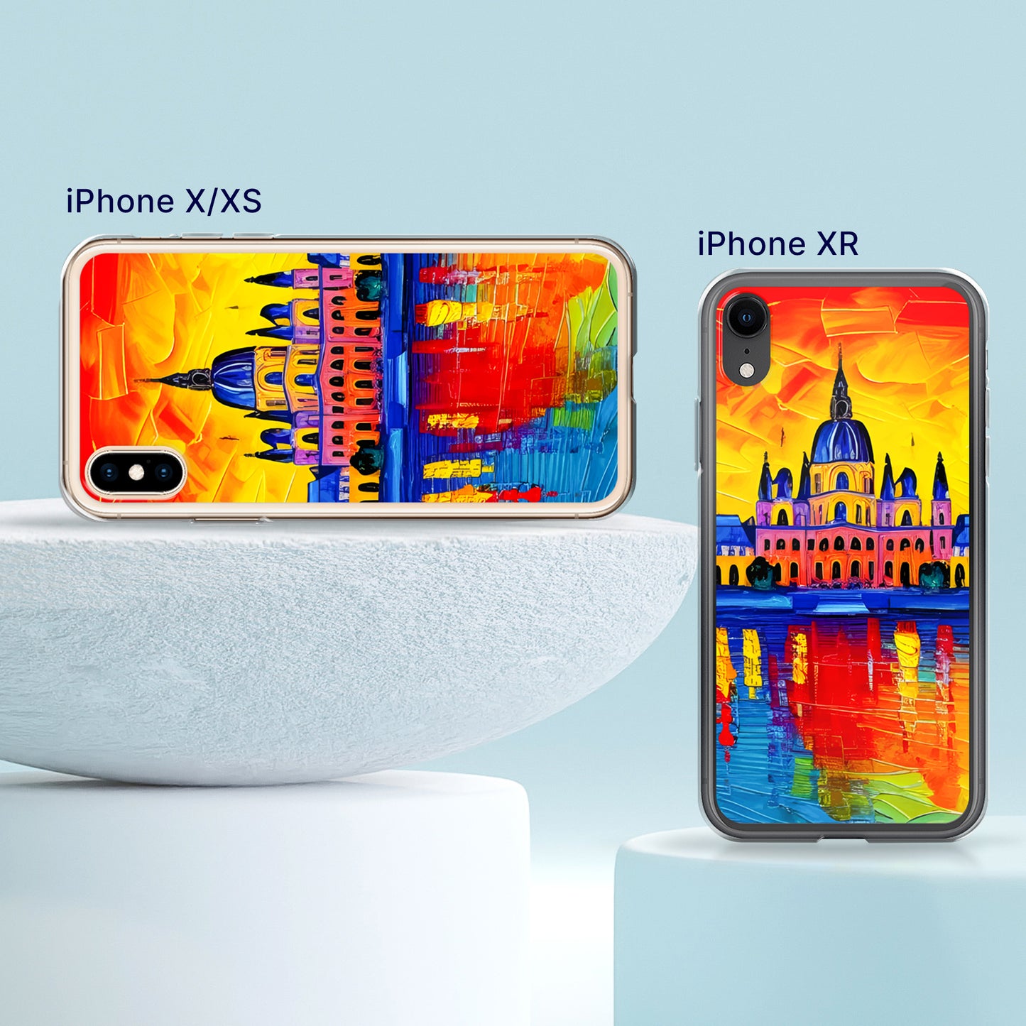 Fashionable iPhone Case with cityscape painting - Wien, Schonbrunn Palace | Seepu | X/XS, XR