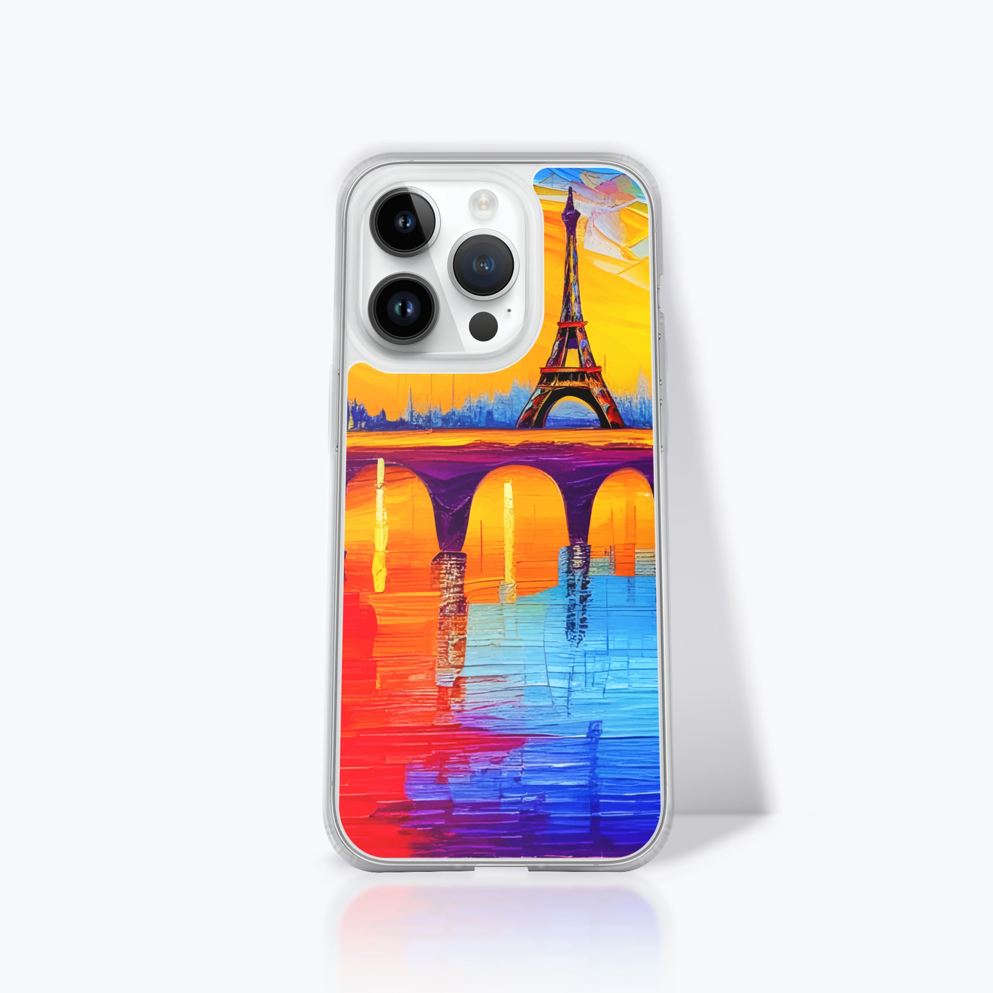 Fashionable iPhone Case with cityscape painting - Paris Eiffel Tower| Seepu | 