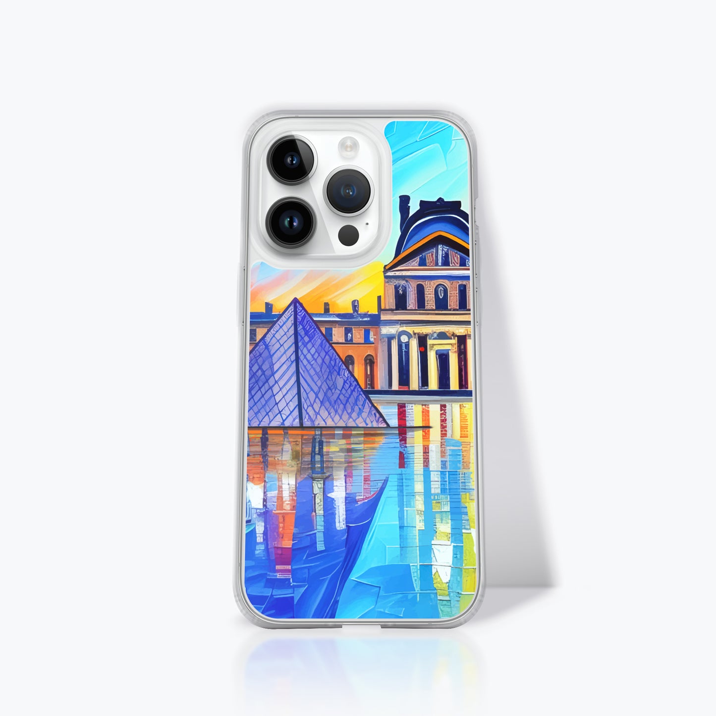 Fashionable iPhone Case with cityscape painting - Paris Louvre| Seepu | 