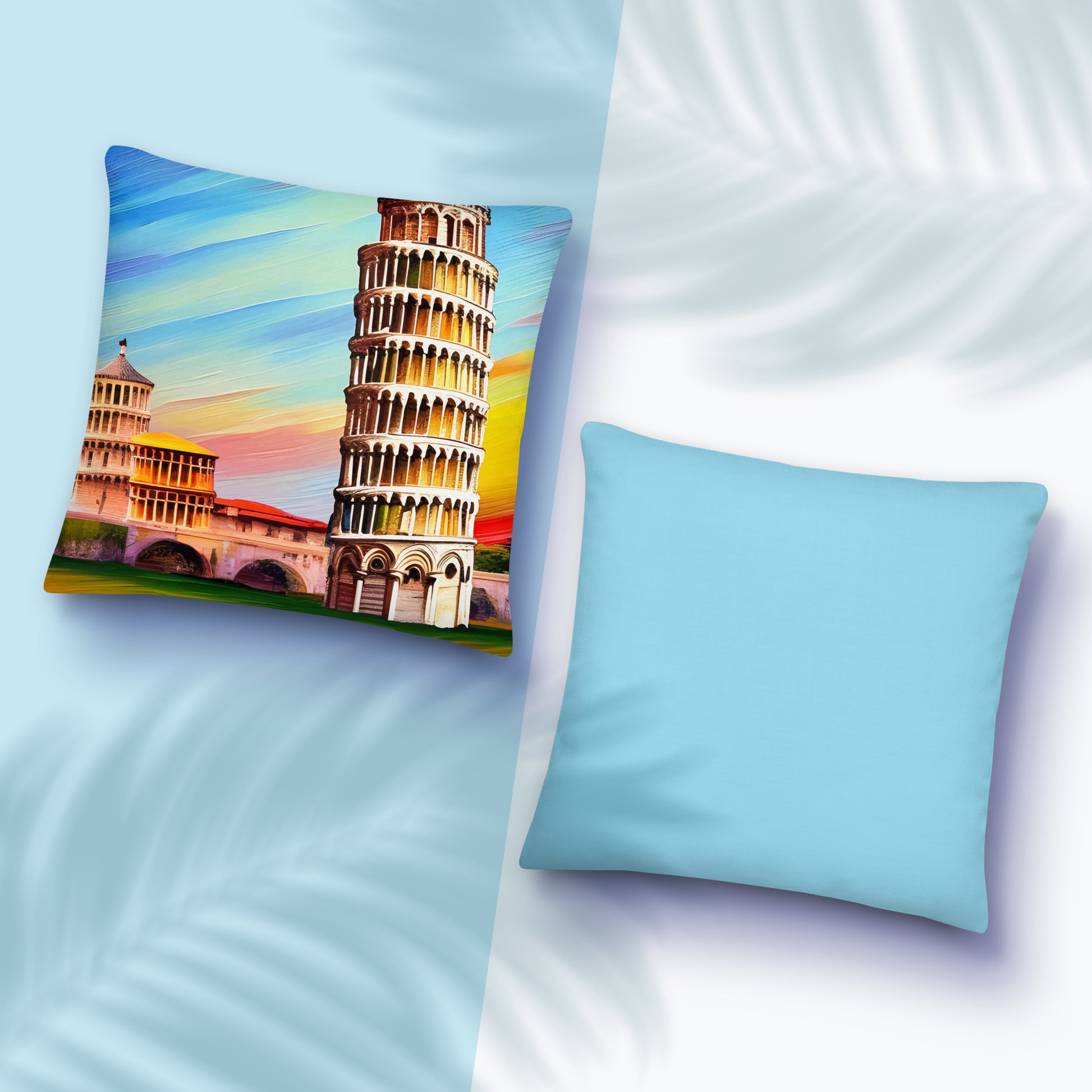 Pisa Design Premium Pillow | Enhance your space with vibrant colors and plushness | Seepu
