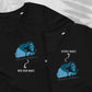 Personalized Women's T-Shirt - Small Portrait in Blue | Seepu 
