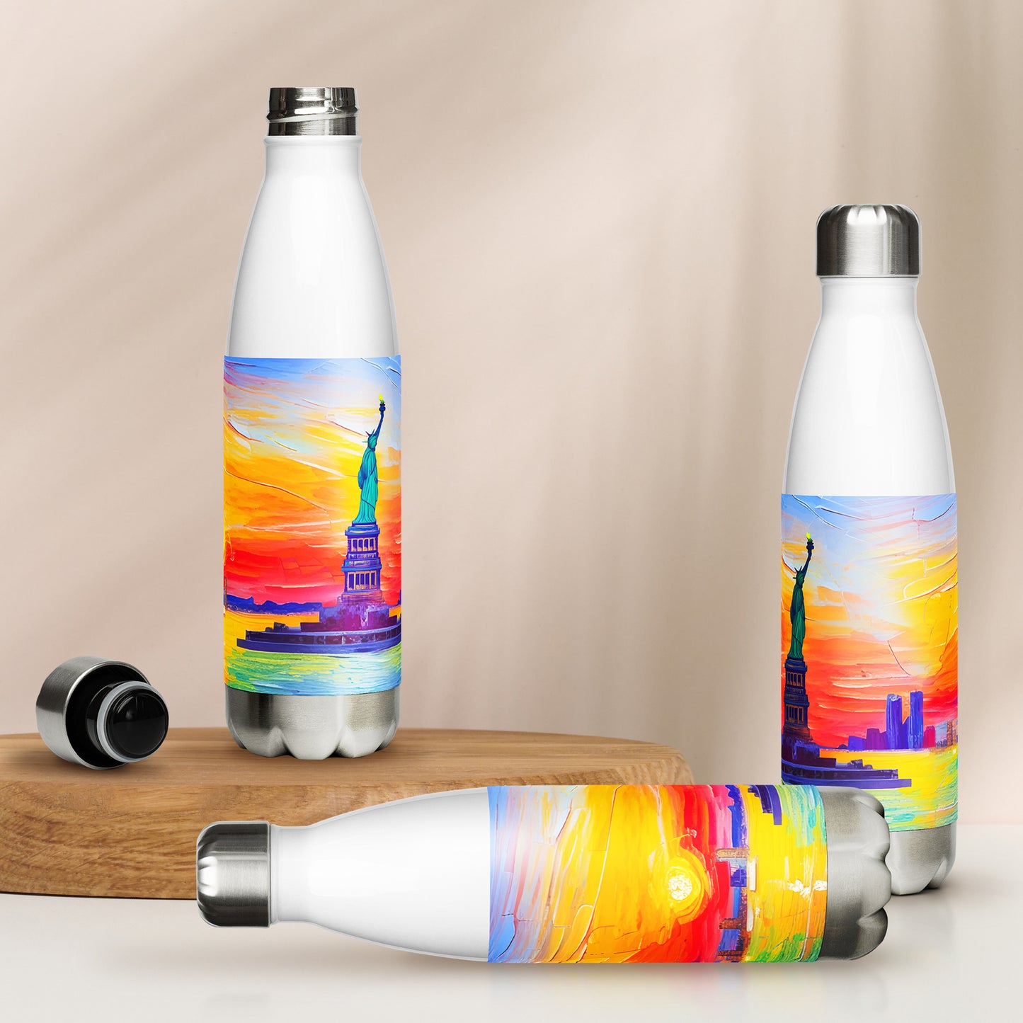 Stainless Steel Water Bottles - New York | Seepu