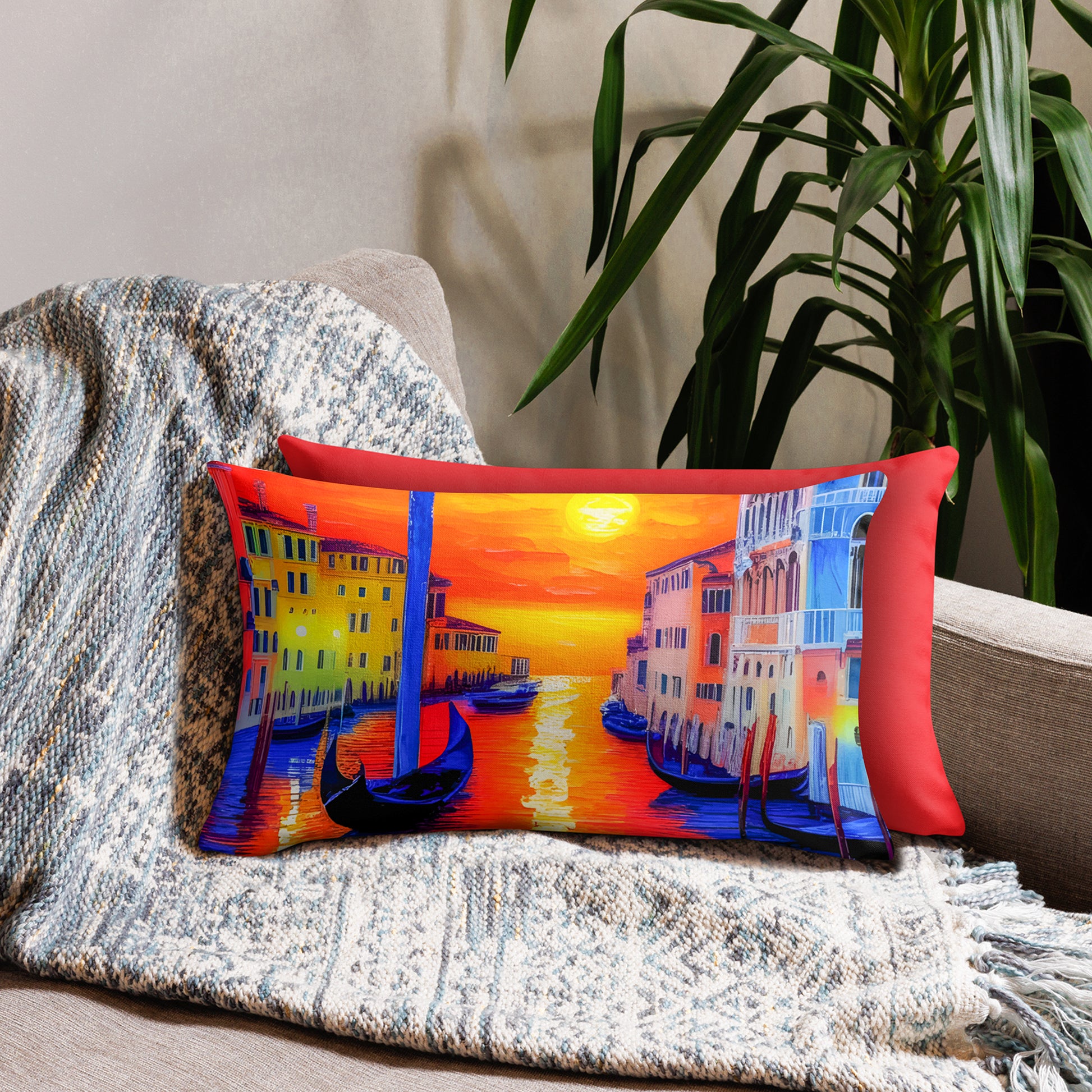Stylish Venice Premium Pillow | Shape-retaining insert for lasting support and comfort | Seepu