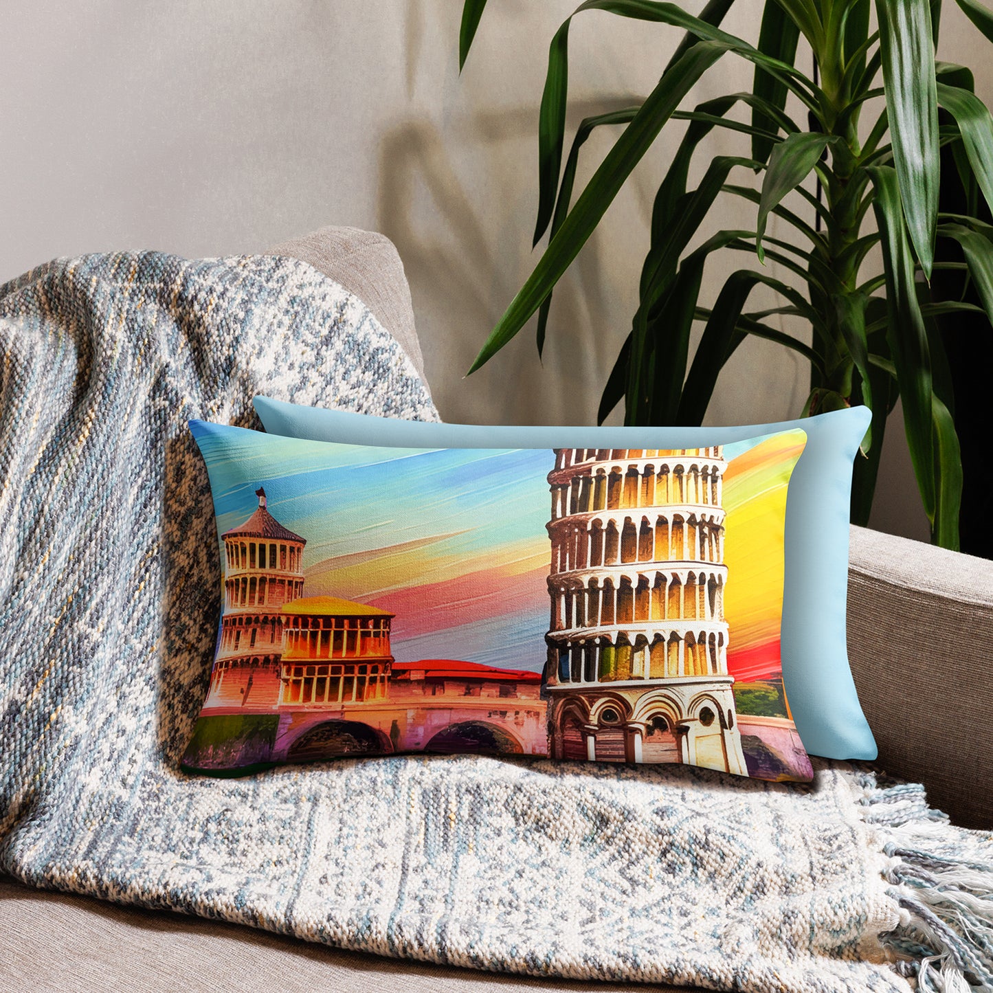 Stylish Pisa Premium Pillow | Shape-retaining insert for lasting support and comfort | Seepu