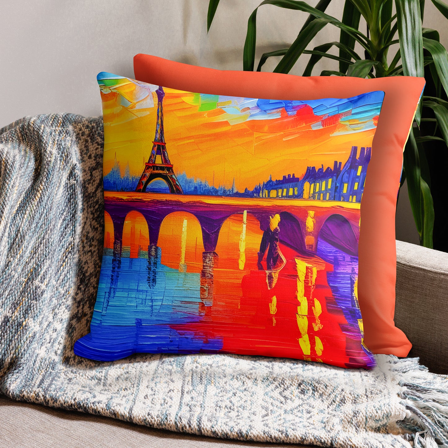 Premium Pillow - Paris, Eiffel Tower