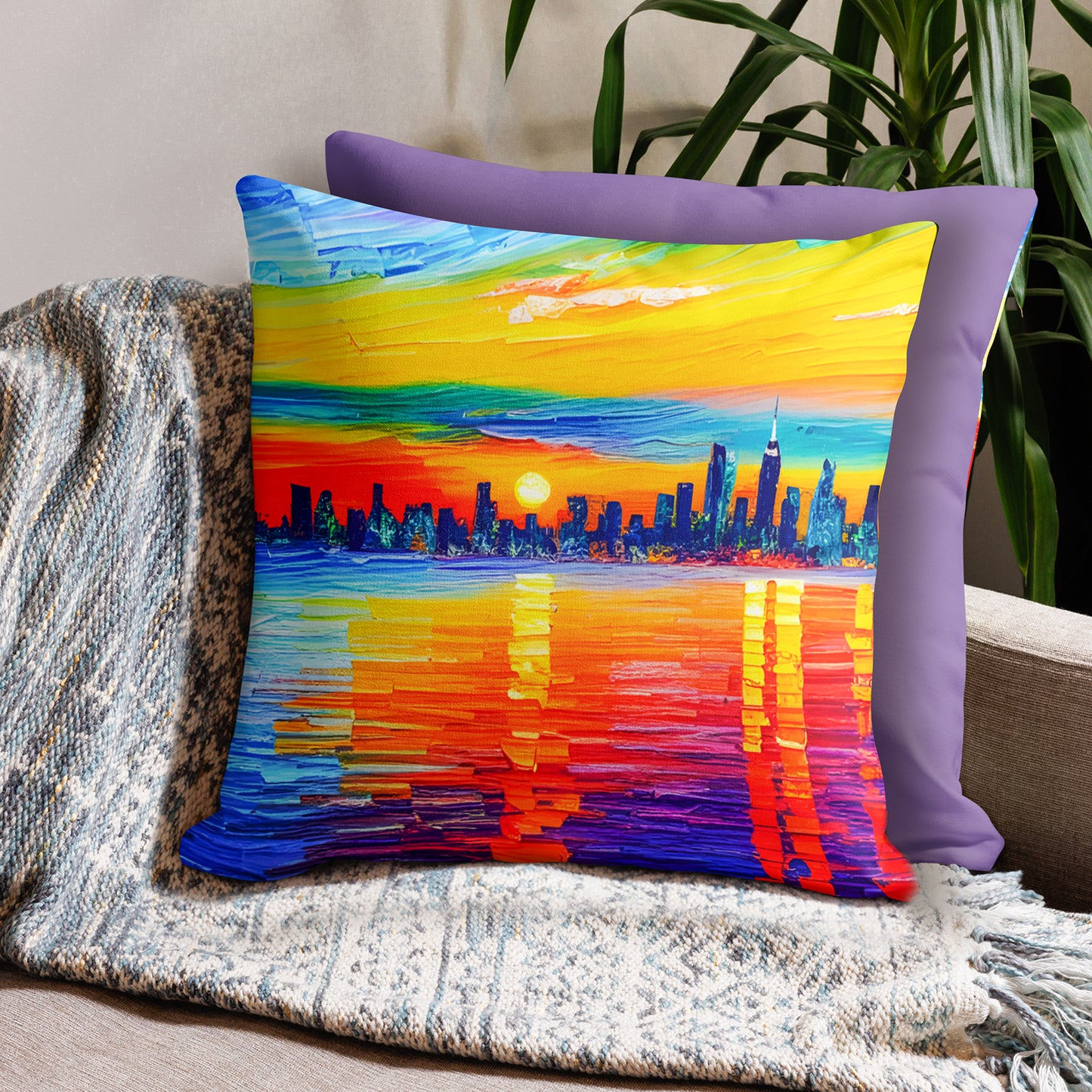 Premium Pillow - New York Skyline